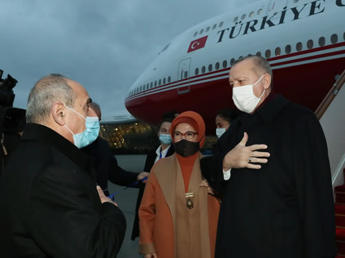 Cumhurbaşkanı Erdoğan Azerbaycan’da