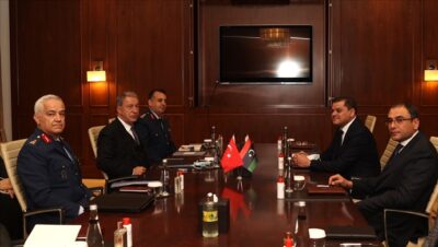 Bakan Akar, Libya Ulusal Birlik Hükümeti Başkanı Abdulhamid Dibeybe ile Görüştü