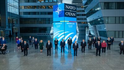 Cumhurbaşkanı Erdoğan, NATO Liderler Zirvesi ana oturumuna katıldı