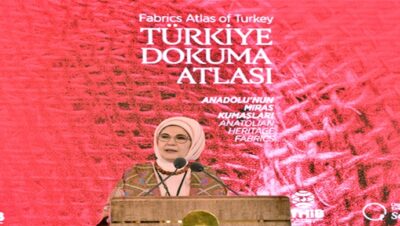 Emine Erdoğan, “Dokuma Atlası Sergisi”nin açılış törenine katıldı