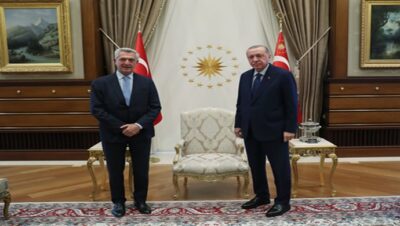 Cumhurbaşkanı Erdoğan, BM Mülteciler Yüksek Komiseri Grandi’yi kabul etti