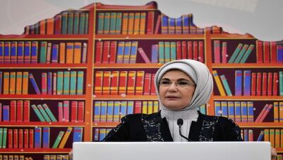 Emine Erdoğan, Kütüphanesiz Okul Kalmayacak Projesi’nin tanıtım toplantısına katıldı