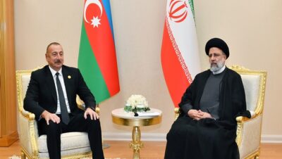 İlham Aliyev, İran Cumhurbaşkanı Seyid İbrahim Raisi ile görüştü