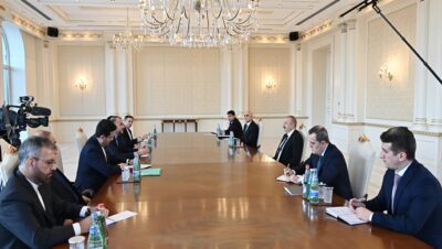 İlham Aliyev İran Dışişleri Bakanı’nı kabul etti