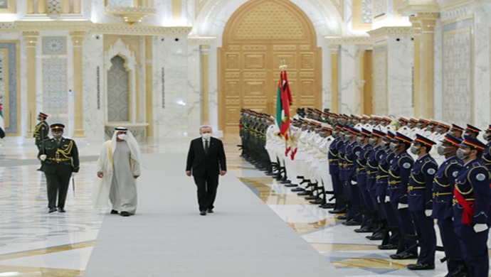 Cumhurbaşkanı Erdoğan, Birleşik Arap Emirlikleri Kasr El Vatan Sarayı’nda