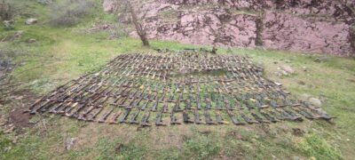 Irak’ın Kuzeyinde Terör Örgütü PKK’ya Ait Çok Sayıda Silah Ele Geçirildi