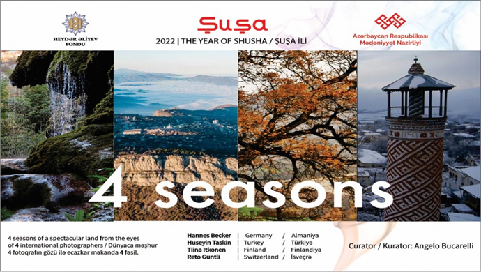 “Şuşa Yılı” kapsamında uluslararası fotoğraf projesi “4 seasons of Shusha” konulu basın toplantısı düzenlendi – ÖZEL