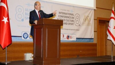 8. Uluslararası Bilim Kültür ve Spor Kongresi açılış törenine katılan Cumhurbaşkanı Ersin Tatar vurguladı: “Hedefimiz gençliğimize sahip çıkmaktır”