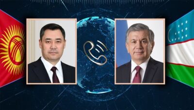 Состоялся телефонный разговор Президента Садыра Жапарова с Президентом Узбекистана Шавкатом Мирзиёевым