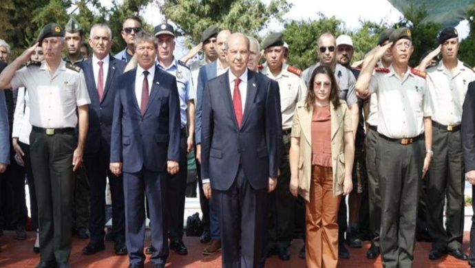 Cumhurbaşkanı Ersin Tatar, Erenköy Direnişi’nin 58. yıl dönümü dolayısıyla Erenköy’de düzenlenen anma törenine katıldı