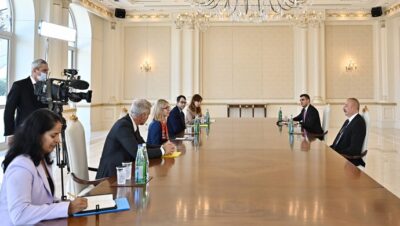 İlham Əliyev Dünya Bankının Avropa və Mərkəzi Asiya üzrə regional vitse-prezidentini qəbul edib