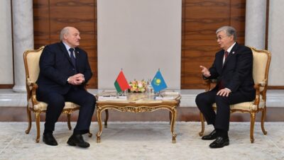Глава государства провел встречу с Президентом Беларуси Александром Лукашенко
