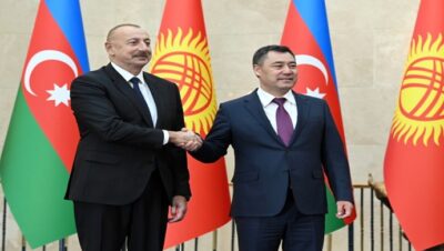 Президент Азербайджана Ильхам Алиев поблагодарил Президента Садыра Жапарова по итогам своего госвизита в Кыргызстан
