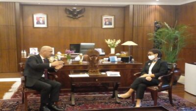 Meeting of Ambassador with Minister of Foreign Affairs of Indonesia