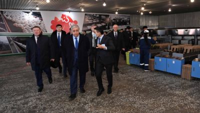 Президент Касым-Жомарт Токаев посетил птицефабрику в Рудном