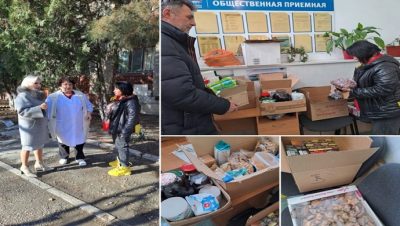 Активисты «Единой России» доставили помощь военному госпиталю в Крыму