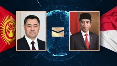 Президент Индонезии Джоко Видодо направил Президенту Садыру Жапарову поздравительное  послание по случаю 30-летия установления дипломатических отношений между КР и Индонезией