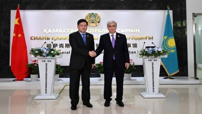 Cumhurbaşkanı, Xi’an’daki Kazakistan Başkonsolosluğunun açılışını yaptı