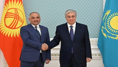 Президент Касым-Жомарт Токаев принял председателя Жогорку Кенеша Кыргызстана Нурланбека Шакиева