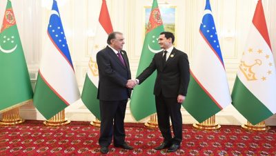 Türkmenistan Devlet Başkanı Serdar Berdimuhamedov ile görüşme