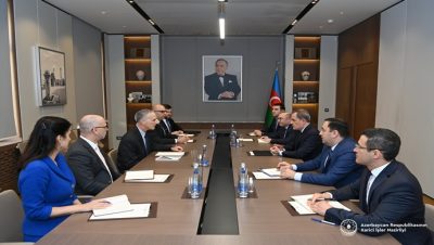 Bakan Ceyhun Bayramov’un ABD Dışişleri Bakanlığı Kafkasya müzakereleri başdanışmanı Louis Bono ile görüşmesine ilişkin basın açıklaması