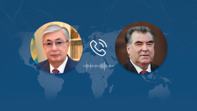 Devlet başkanı Tacikistan Cumhurbaşkanı Emomali Rahmon ile telefon görüşmesi yaptı