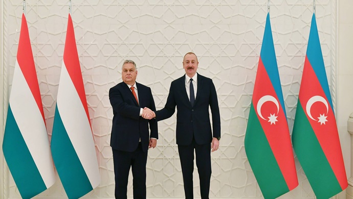 İlham Aliyev Macaristan Başbakanı ile görüştü