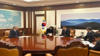 Kore Cumhuriyeti Ulusal Meclis Başkanı ile Toplantı