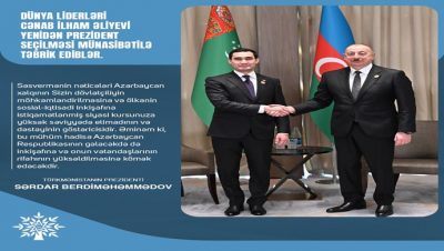 Türkmenistan Devlet Başkanı Serdar Berdimuhammedov’dan