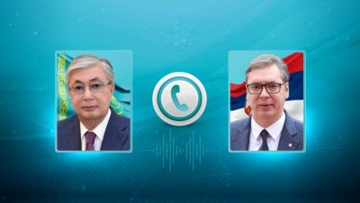 Состоялся телефонный разговор Главы государства с Президентом Сербии