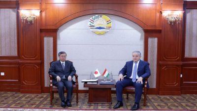 Tacikistan Dışişleri Bakanı’nın Japonya Büyükelçisi ile görüşmesi
